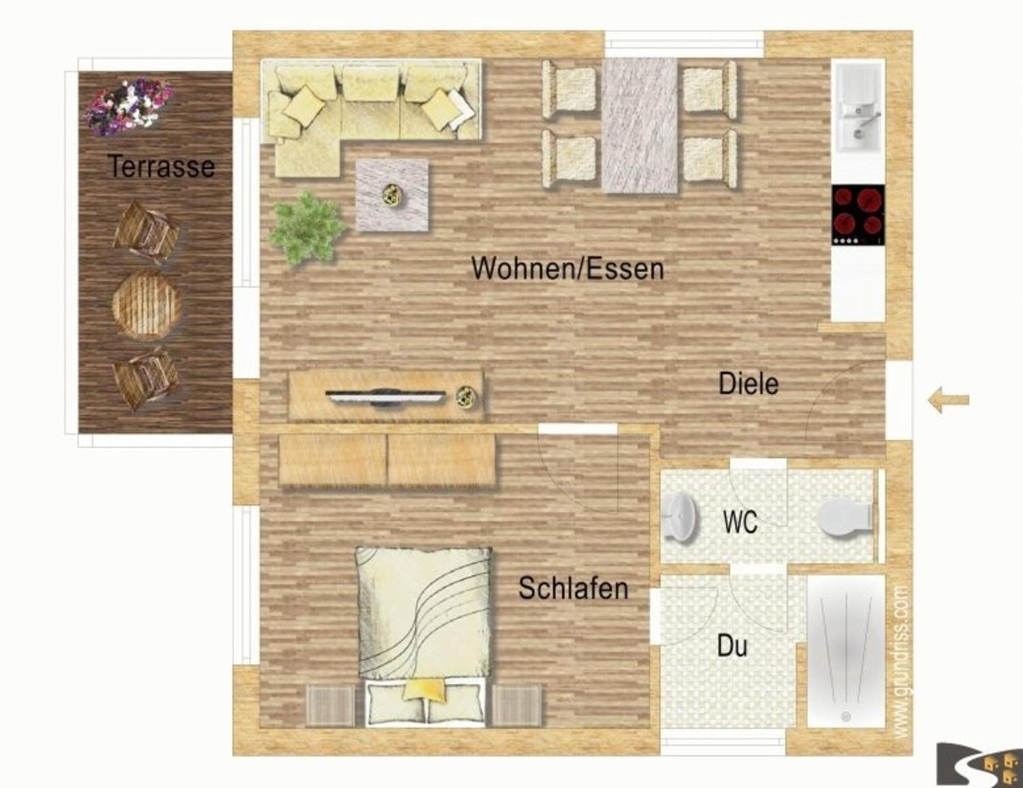 Auf Dem Rheinsteig Apartamento Lierschied Exterior foto